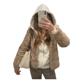 Ruskea tekoturkistakki