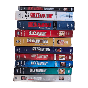 Grey's Anatomy DVD kaudet 1-10