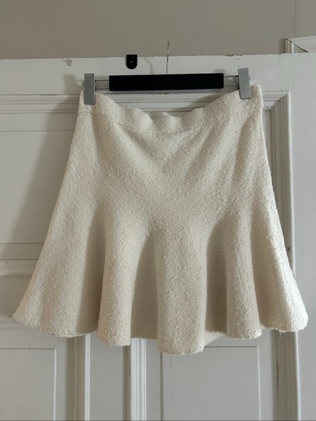 Lindex Wool Blend Light Beige/Cream Skirt / Size M