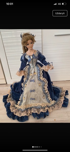 Porcelain collector doll