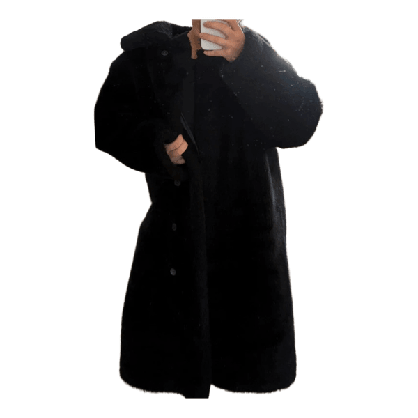 Fake fur coat