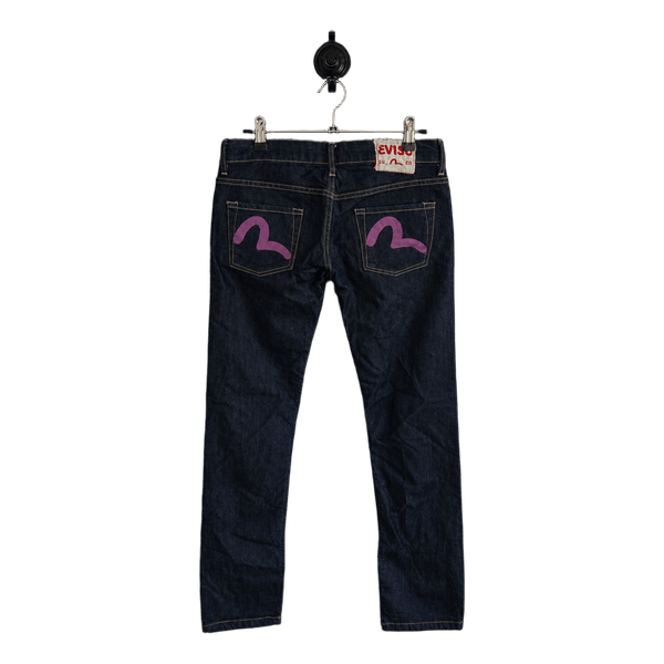 Evisu dark blue jeans