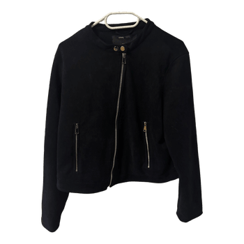 Black zip-up jacket