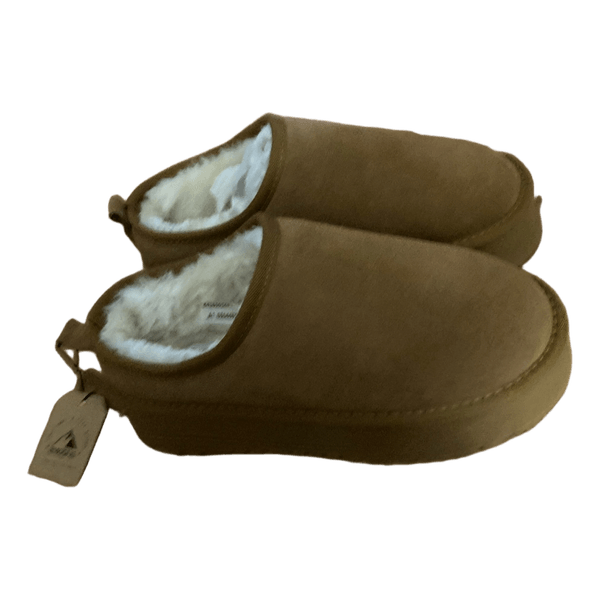 Brown leather shoes