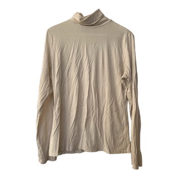 Valkoinen ribattu poolopaita