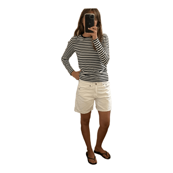 Hvide denimshorts Zara