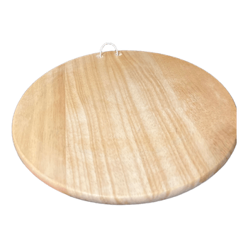 Round wooden cutting board