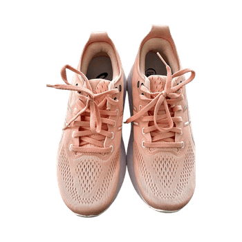 Breeze/white running shoes