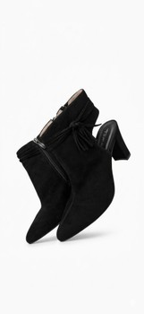 Black Tamaris suede ankle boots
