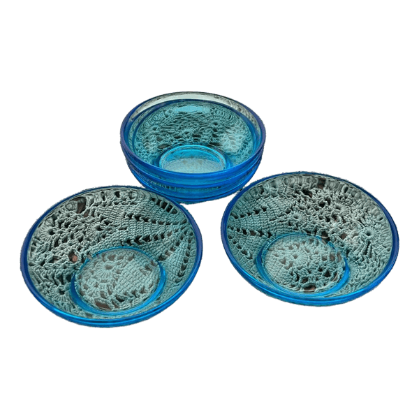 Iittala siniset lasikulhot