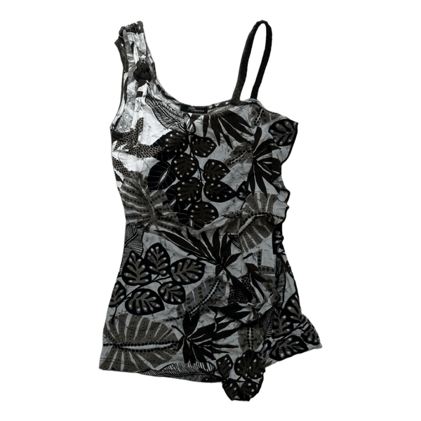 Jane Norman leaf print top