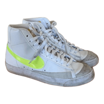 Nike blazer white and yellow sneakers