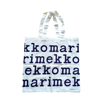Uusi Marimekko kangaskassi tumma violetti