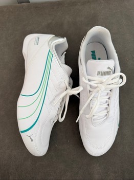 White Puma Mercedes sneakers