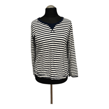 Striped long sleeve top