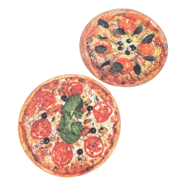 Dækkeservietter med pizzaprint