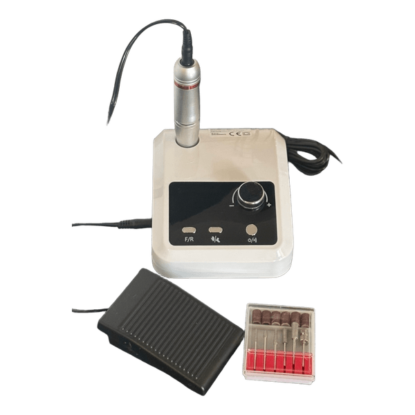 Electric nail drill set