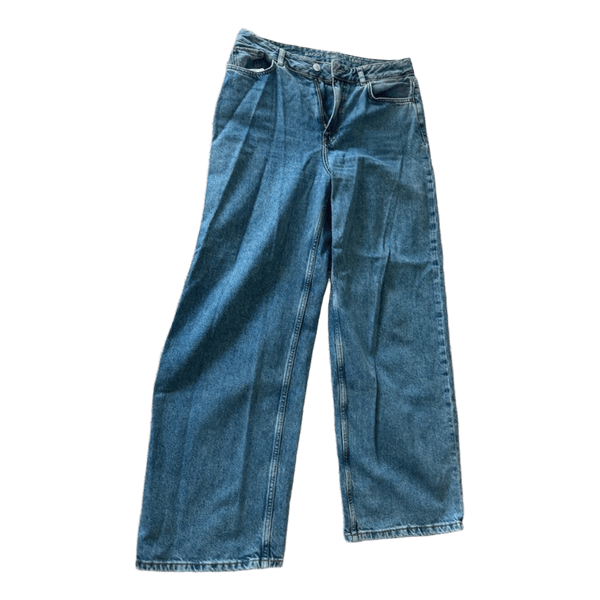 Blue baggy jeans