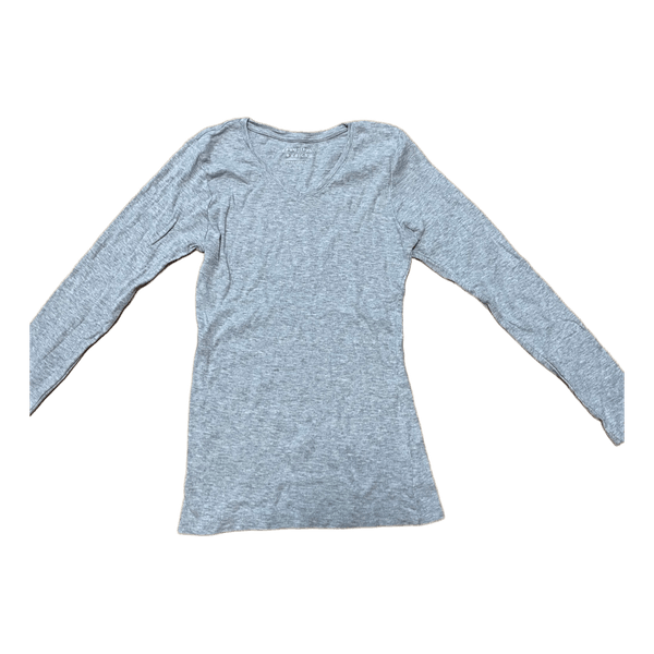 Grey long sleeve top