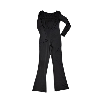 Black long sleeve jumpsuit