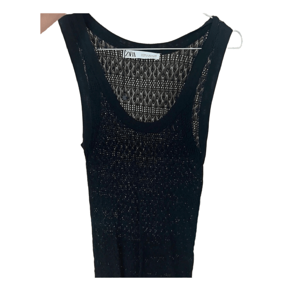 Sort Zara striktop