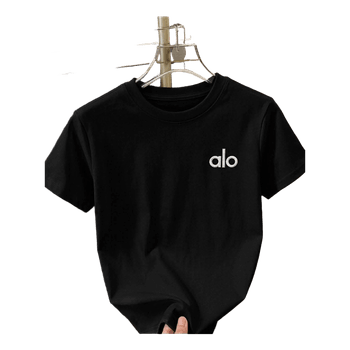 Juodi Alo Yoga marškinėliai