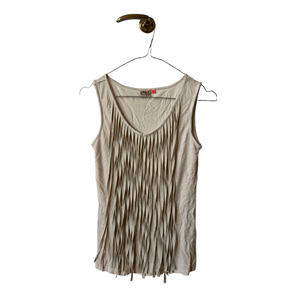 Beige Only toppi hapsuilla