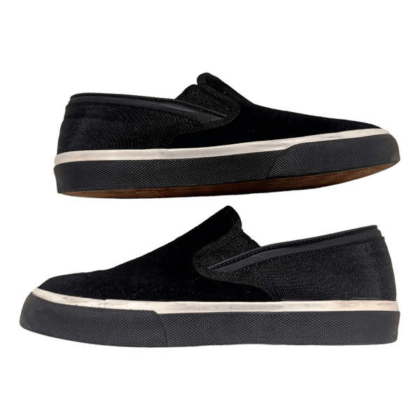 Black Zara slip-on sneakers size 40