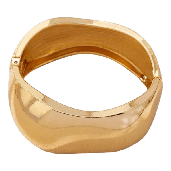 Gyldent chunky armbånd