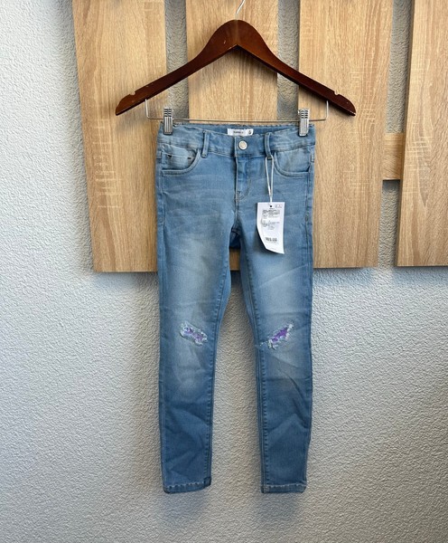Blue denim jeans