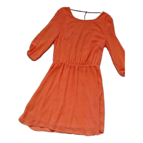 Orange mini dress