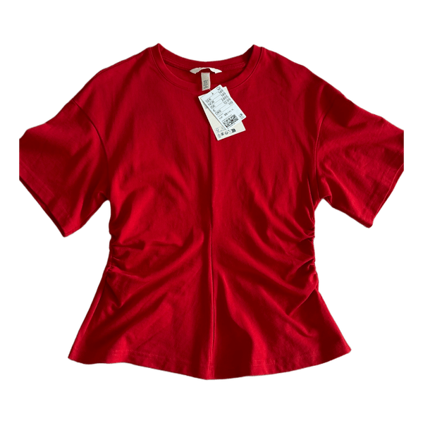 Figur syet Rød bomuldst-shirt