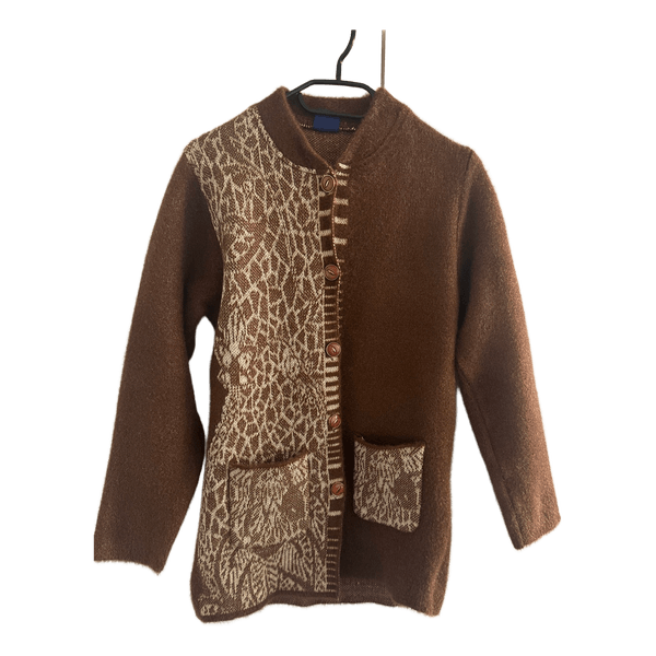 Vintage brun cardigan