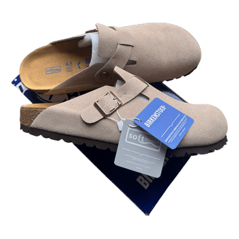 Birkenstock Boston suede clogs