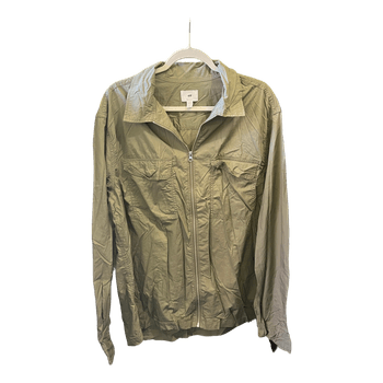 Khaki cotton utility jacket