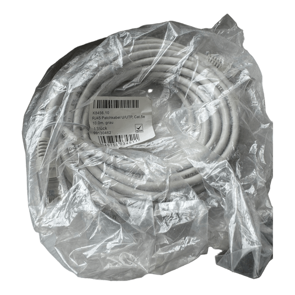 Grey Ethernet patch cable