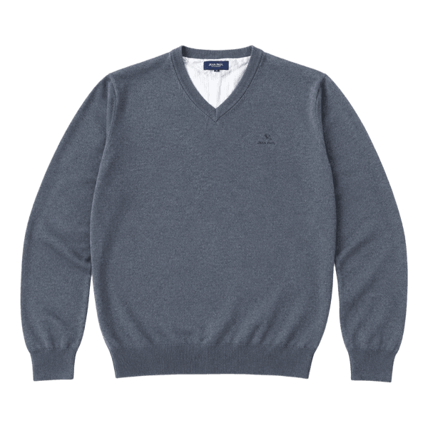 Jean Paul Gaultier grey v-neck sweater