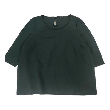 MS Mode Paita - Tummanvihreä - 3/4 hihat - XXL