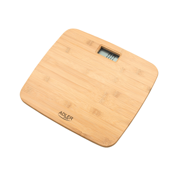 Bamboo bathroom scale