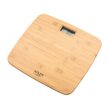 Bamboo bathroom scale