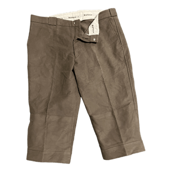 Barbour Men's brown-khaki Heavyweight Casual Shorts – Size M
