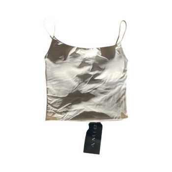Valkoinen avoselkäinen crop top