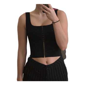 Black corset top