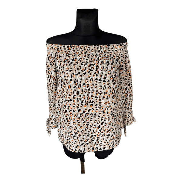 Karen Millen leopard blouse