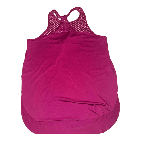 Pink sports tank top