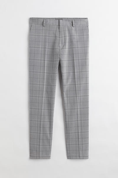 Slim Fit Cropped Trousers