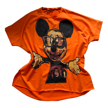 Orange Mickey Mouse outfit