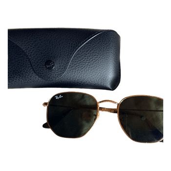 Ray-Ban gold sunglasses