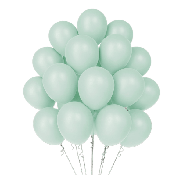 Mint green balloons 50 pcs