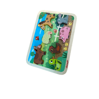 wooden farm animal puzzle